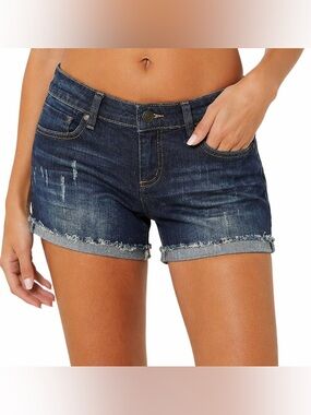 Lauren Conrad Distressed Denim Shorts~~Size 4~~